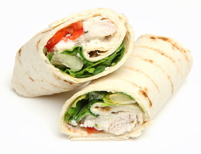 kyckling wrap